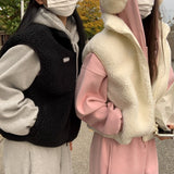 [BELLIDE MADE] Fleece wool vest.