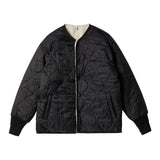 リバーシブルフリースジャンパー/REVERSIBLE FLEECE JUMPER-BLACK
