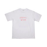 ケーキプリントオーバーフィット半袖Tシャツ / cake print overfit short sleeve t-shirt (4471285153910)