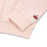 スモールチェリークロップフーディージップアップ／SMALL CHERRY CROP HOODIE ZIP UP [SALMON]