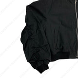 SI クロップドシャーリングアビエーションジャンパー / SI Cropped Shirring Aviation Jumper (2 colors)