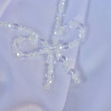 Hologram Bead Ribbon Necklace