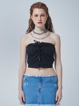 アイレットチューブトップ / EYELET TUBE TOP