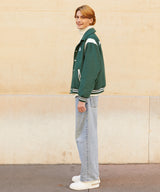バーシティスタジャン/RCH varsity stadium Jacket green