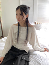 スリーブレスボレロレイヤードニットウェアセット