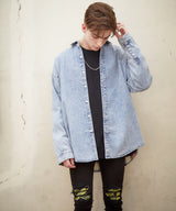 ドッキングデニムシャツ / DOCKING DENIM SH (4578044641398)