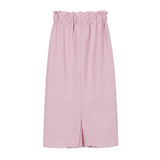 リラックスシアサッカースカート / RELAXED SEERSUCKER SKIRT (LIGHT PINK)