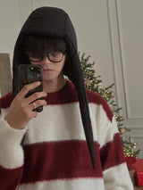ASCLO Mohair Brush Border Knit (5color)