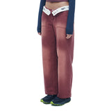 ターンアップロゴベルト ローライズパンツ / TURN UP LOGO BELT LOW RISE PANTS (WN)