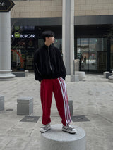90S Russell Bicolor Line Jogger Pants (3color)