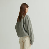 WHATTHE F.B ロゴ 刺繍 スウェット シャツ/WHATTHE F.B Logo Embroidered Sweat Shirt Olive