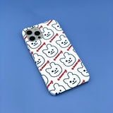 White Pattern Hard Case (6653850452086)