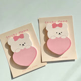 Heart sticky memo (50 sheets) (6690132951158)