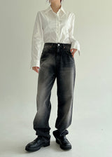 ウィッシュブラックデニムパンツ/no.3618 Wished Black Denim Pants