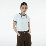 ラビットエモジクロップTシャツ / GREEN RABBIT EMOJI CROP T-SHIRT