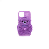 SUN CASE PATCH FLEECE BEAR SPARKLING PURPLE (6535225475190)