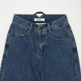 セミワイドストレートフィットスリットデニム / CLASS:y RIWON WORN SEMI WIDE STRAIGHT FIT SLIT DENIM PANTS [6873]