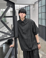 デニムスキッパーシャツ / Denim skipper shirt