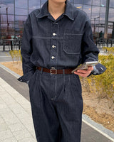 GL ステッチジーンズパンツ / GL Stitch Jean Pants (2 colors)