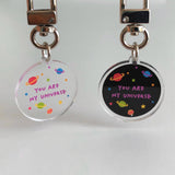 Universe key ring (6662937870454)
