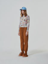 WORLDWIDE CAT POSTCARD HALF NECK LONG SLEEVE (6682308706422)