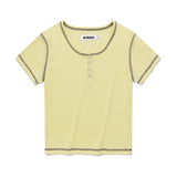 チェリーキャップスリーブTシャツ / CHERRY CAP SLEEVES T-SHIRT [YELLOW]