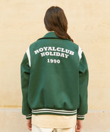 バーシティスタジャン/RCH varsity stadium Jacket green