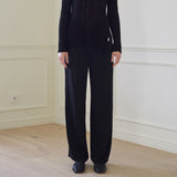 ワンタックスラックス/ONE TUCK SLACKS (BLACK)