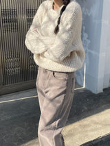 About balloon round knit 