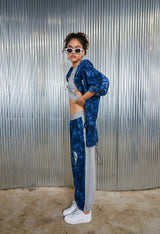 ハートジョガーパンツ/heart jogger pants_ deep blue