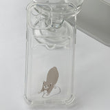 Cat drawing Color Siamese Card Storage Phone Case