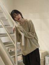 Pollito winding round knit