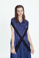 Ribbon Shirt Dress