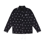 ペイズリーロゴコーチジャケット / PAISLEY LOGO COACH JACKET black