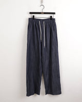 アンダーノンフェードサマーリネンローデニムワイドパンツ / Ander Non-Fade Summer Linen Raw Denim Wide Pants
