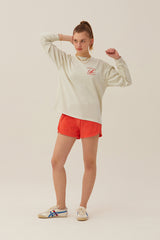 スポーツピグメントロングTシャツ／KIRSH SPORTS PIGMENT LONG SLEEVE T-SHIRT [IVORY]