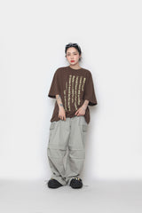 ウィッシュレタリングオーバー半袖Tシャツ / Wish Lettering Over Short Sleeve T-shirt