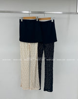lace see-through skirt leggings pants