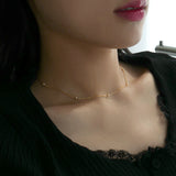 Y PEARL 14K GOLDFILLED NECKLACE (6681233490038)