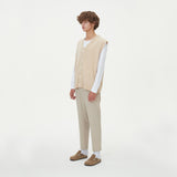 BUTTONS KNIT VEST_BEIGE (6612831305846)