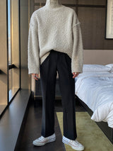 ASCLO Wool Long Wide Slacks (3color) (6642898862198)