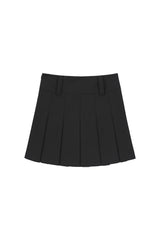 0 6 cross chain pleated skirt (6601591947382)