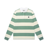 キルシースモールチェリーラグビーボーダーラインフーディー／UNI SMALL CHERRY RUGBY SHIRT KA [GREEN] (6597388664950)