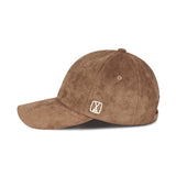 VA Square Suede Ball Cap / Brown