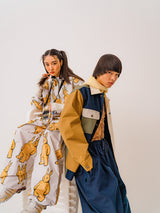 ロゴカラーコットンベーシックジャケット/BSR2223FWJK066 LOGO COLLAR COTTON BASIC JACKET MIX