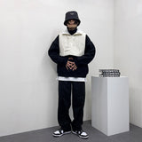 クロップパッドデッドフードベスト/[Unisex] Cropped padded hooded vest (2 colors)