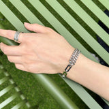 チェーンスクエアブレスレット / Chain square bracelet