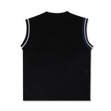 ケーブルニットベスト / 25P CABLE KNIT VEST_BLACK