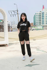 ジェリークロップ半袖Tシャツ / TOP(8137) Jelly Crop Short Sleeve Tee