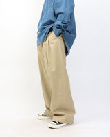 フローピンタックワイドチノパンツ / Flow Pintuck Wide Chino Pants_2color